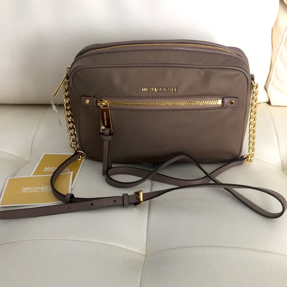 Michael Kors Handbags - SOLD!!! Michael Kors Polly Large East West Nylon Crossbody Bag NWT
